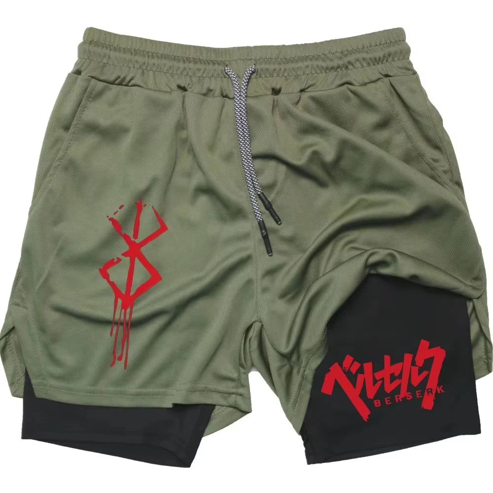 Shorts Deportivos Estilo BERSERK