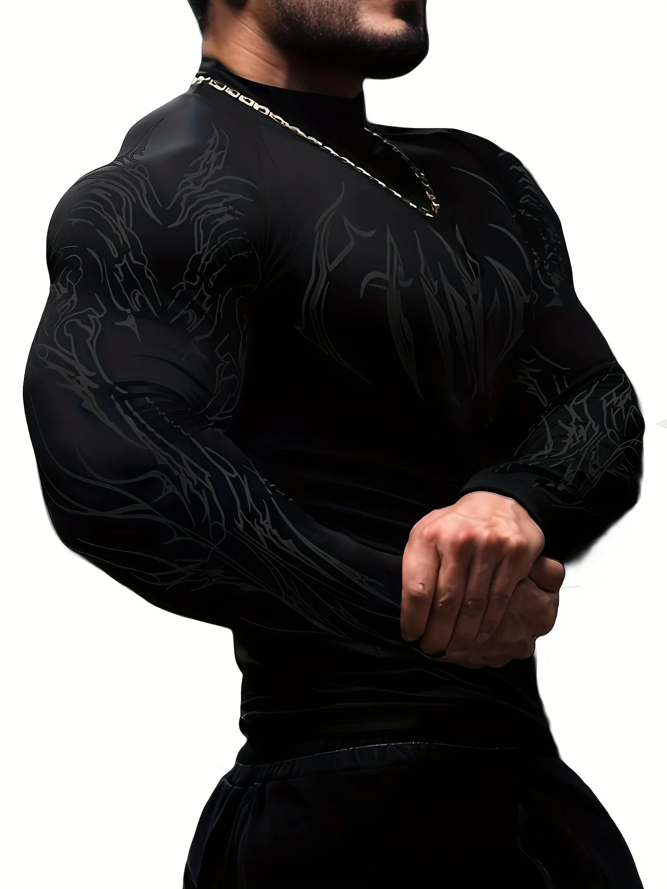 Camiseta de Compresion Estilo DEMONIACO TRIBAL