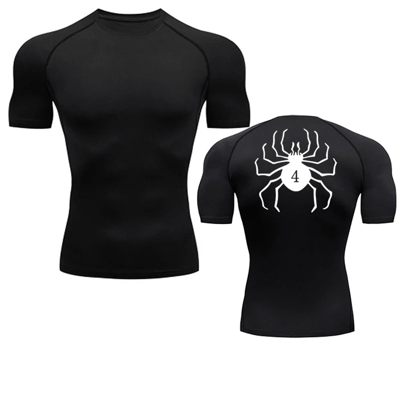 Camiseta de Compresion Estilo Aracnido