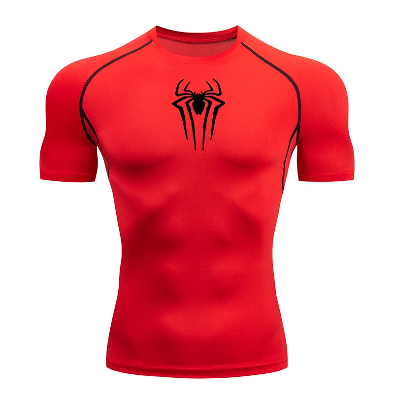 Camiseta de Compresion Estilo SPIDERMAN