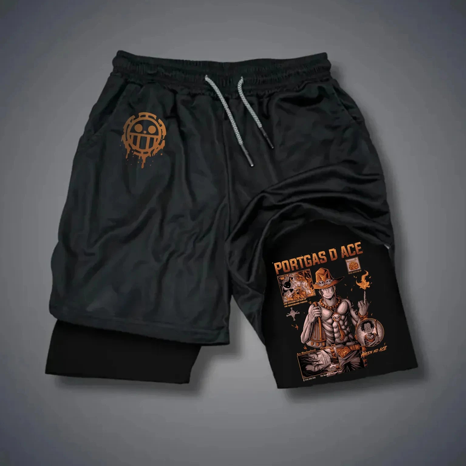 Shorts Deportivos Estilo ONE PIECE