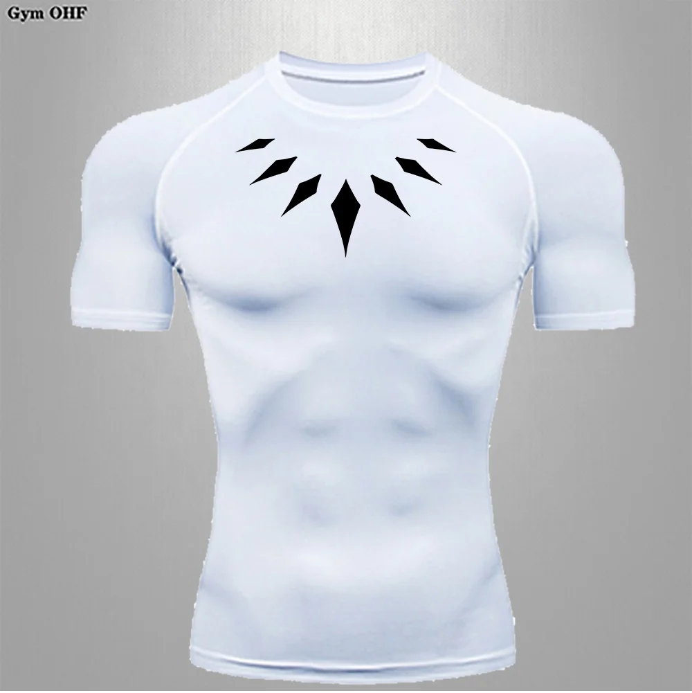 Camiseta de Compresion Estilo Black Panter