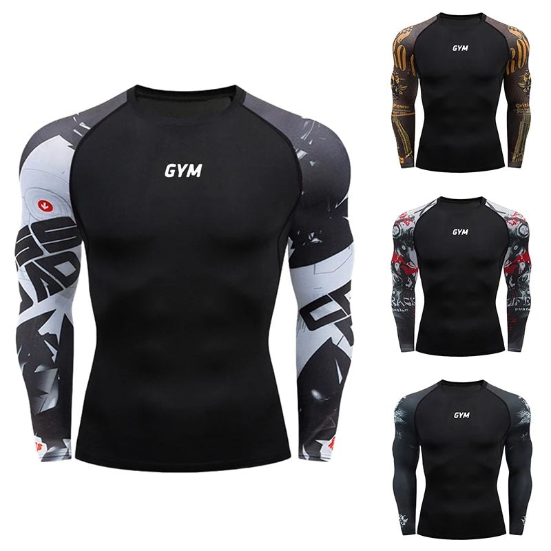 Camiseta de Compresion Estilo SAMURAI