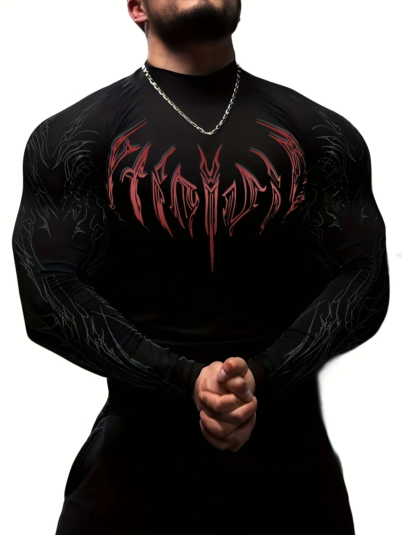 Camiseta de Compresion Estilo DEMONIACO TRIBAL