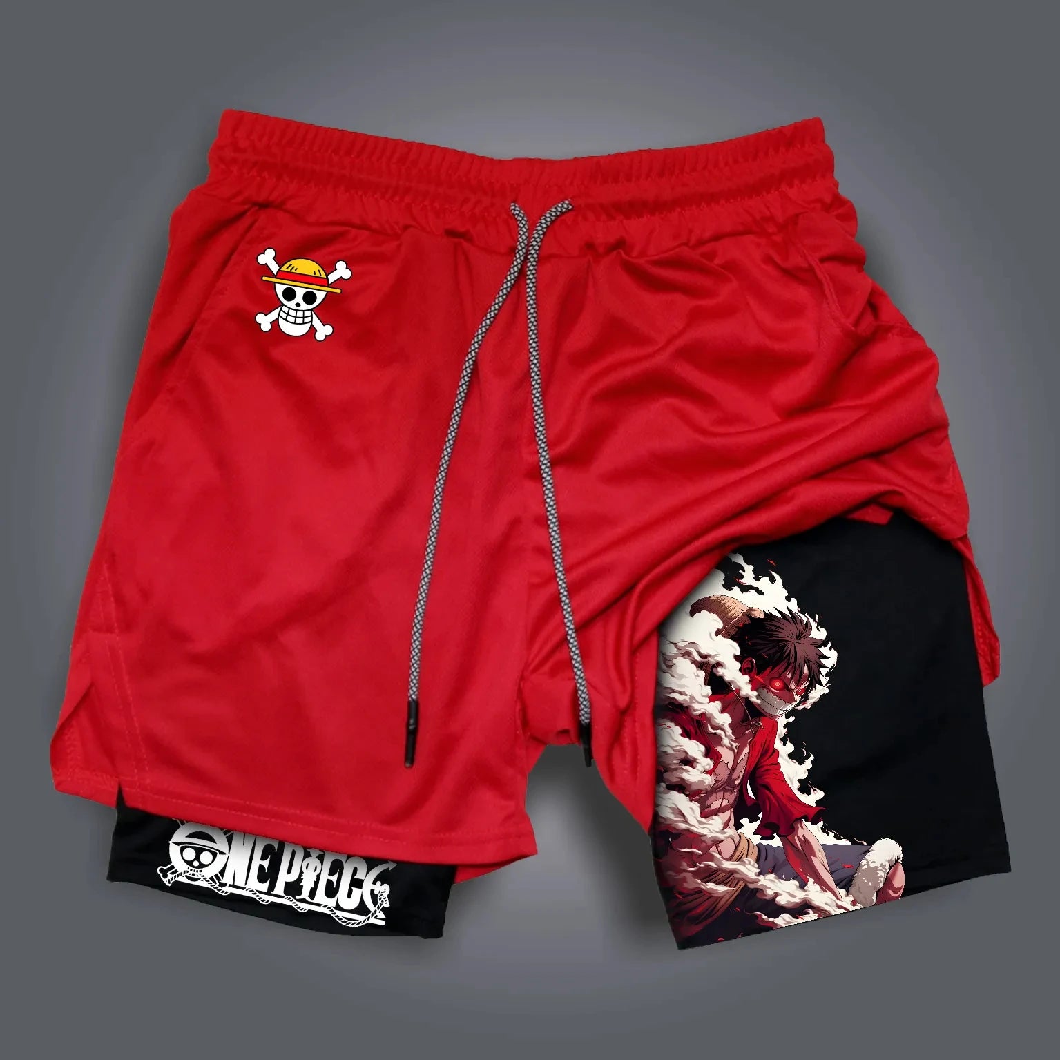 Shorts Deportivos Estilo ONE PIECE