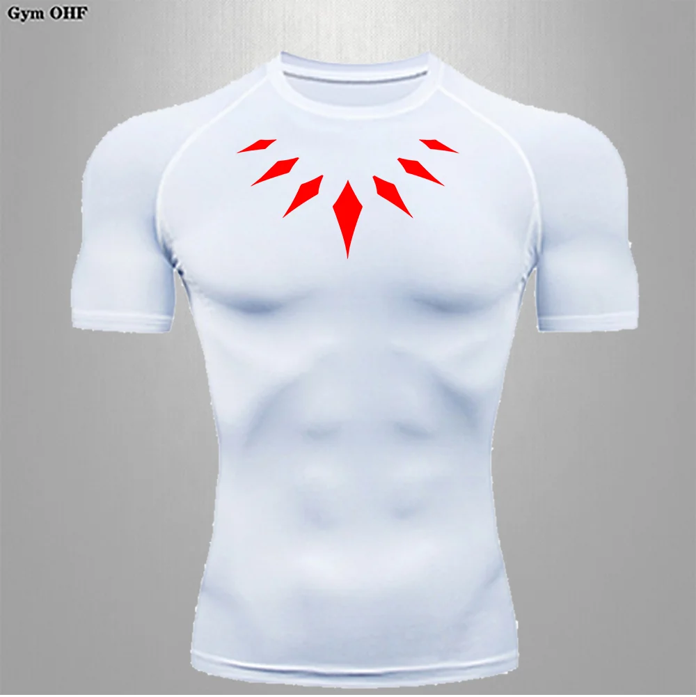 Camiseta de Compresion Estilo Black Panter