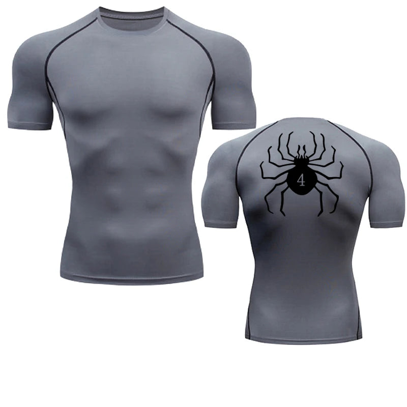 Camiseta de Compresion Estilo Aracnido