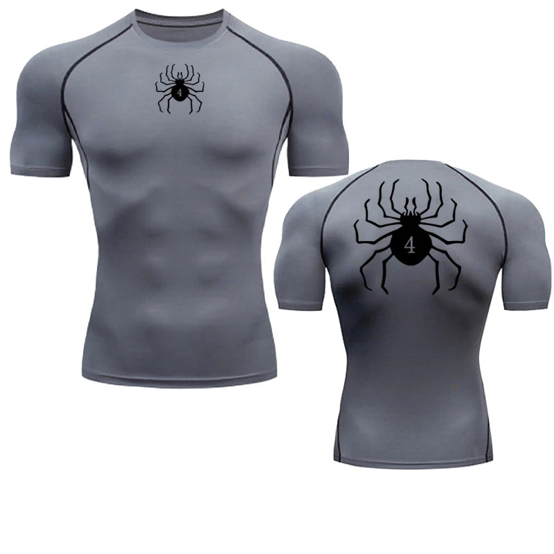 Camiseta de Compresion Estilo Aracnido