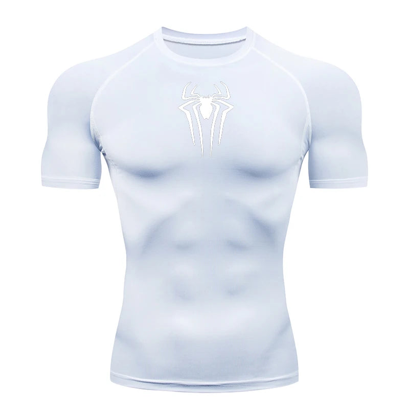 Camiseta de Compresion Estilo SPIDERMAN