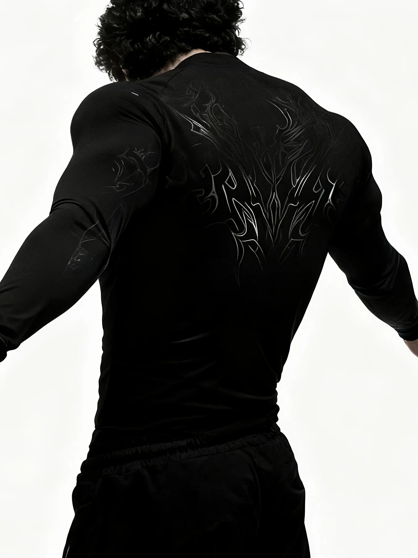Camiseta de Compresion Estilo DEMONIACO TRIBAL