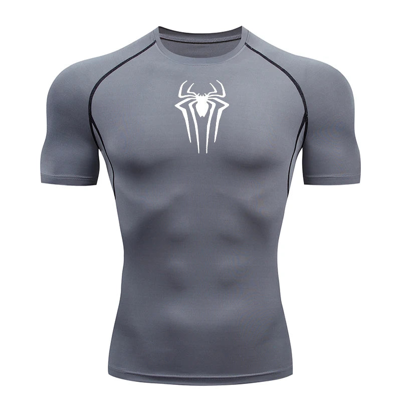 Camiseta de Compresion Estilo SPIDERMAN