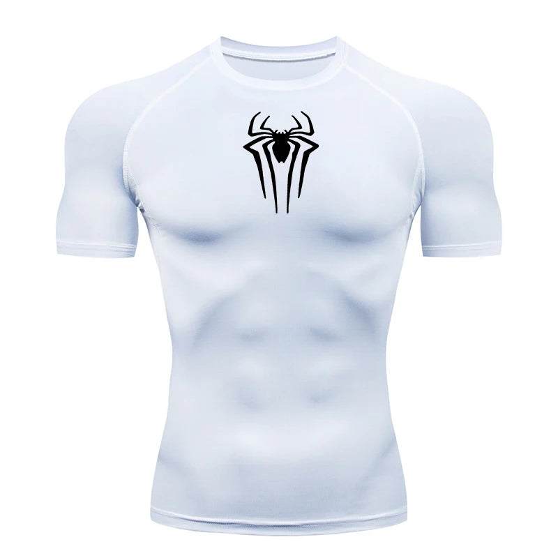 Camiseta de Compresion Estilo SPIDERMAN