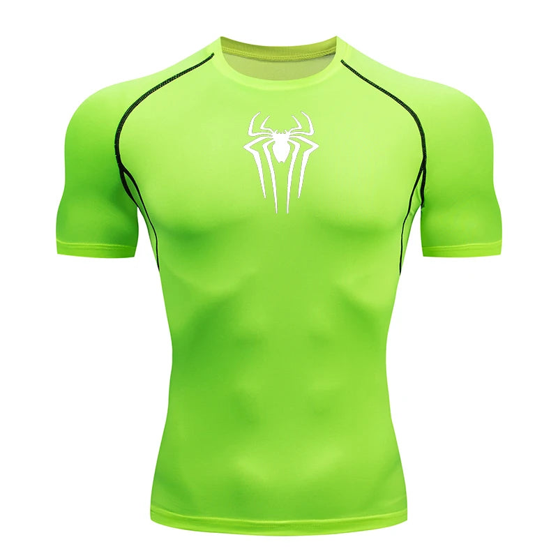 Camiseta de Compresion Estilo SPIDERMAN