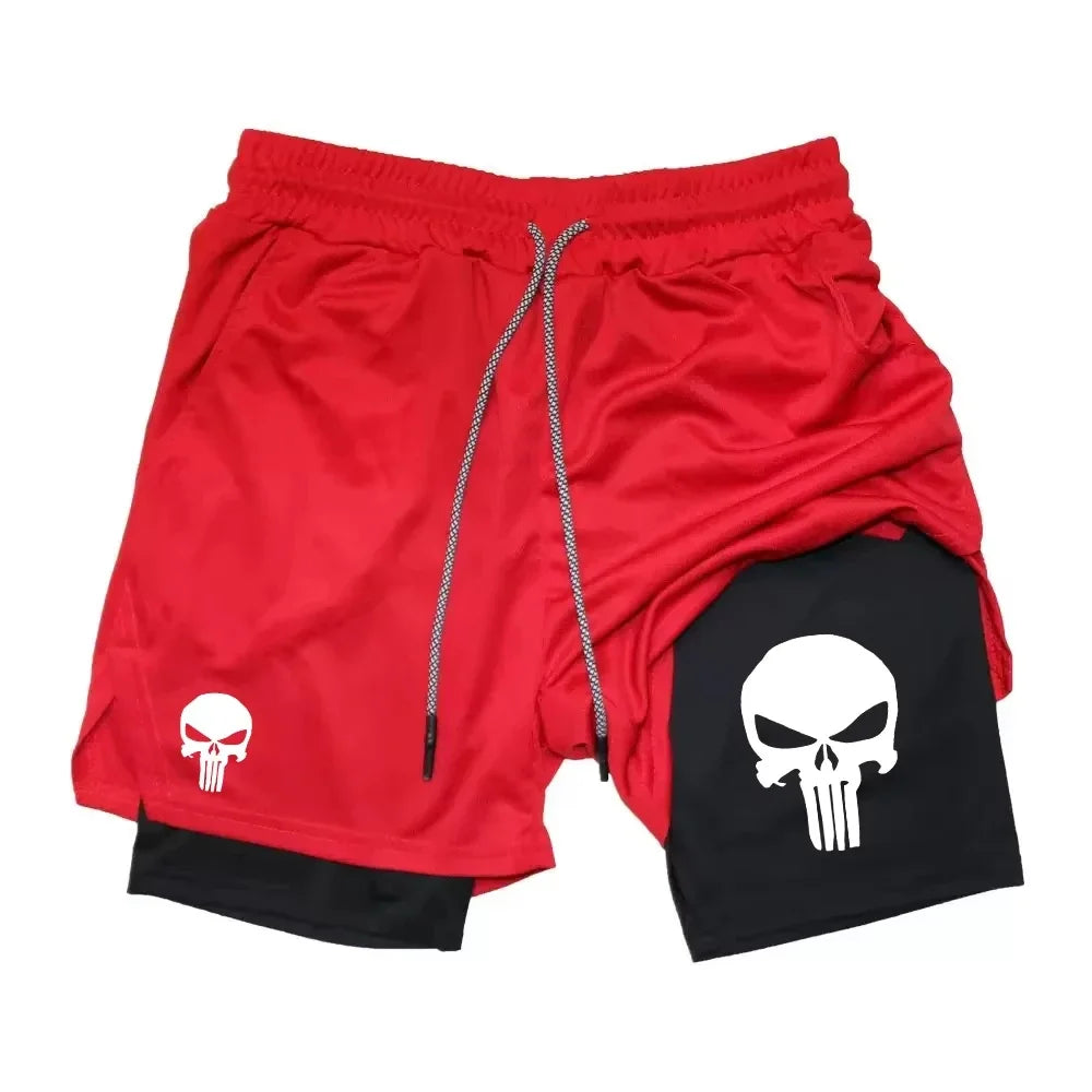 Shorts Deportivos Estilo PUNISHER