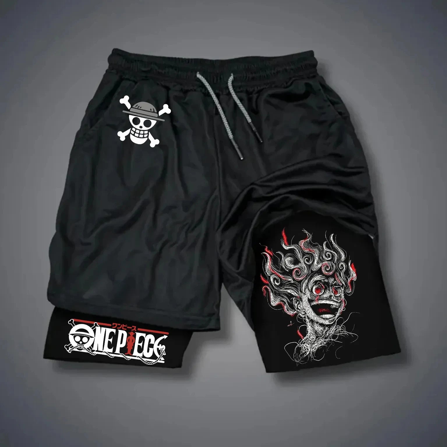 Shorts Deportivos Estilo ONE PIECE