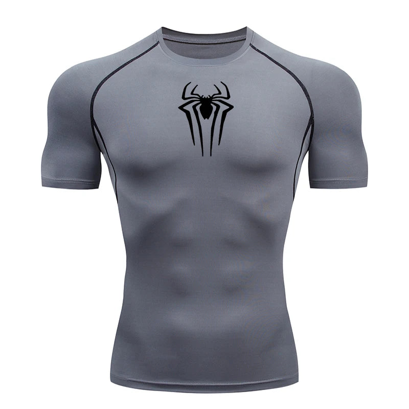 Camiseta de Compresion Estilo SPIDERMAN