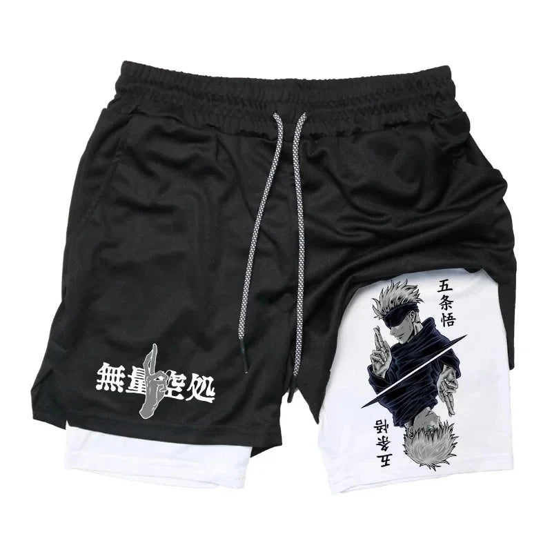 Shorts Deportivos De Jujutsu Kaisen