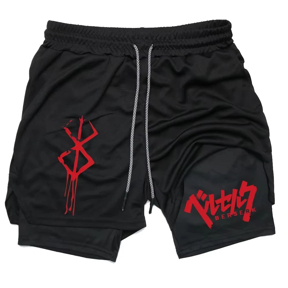 Shorts Deportivos Estilo BERSERK