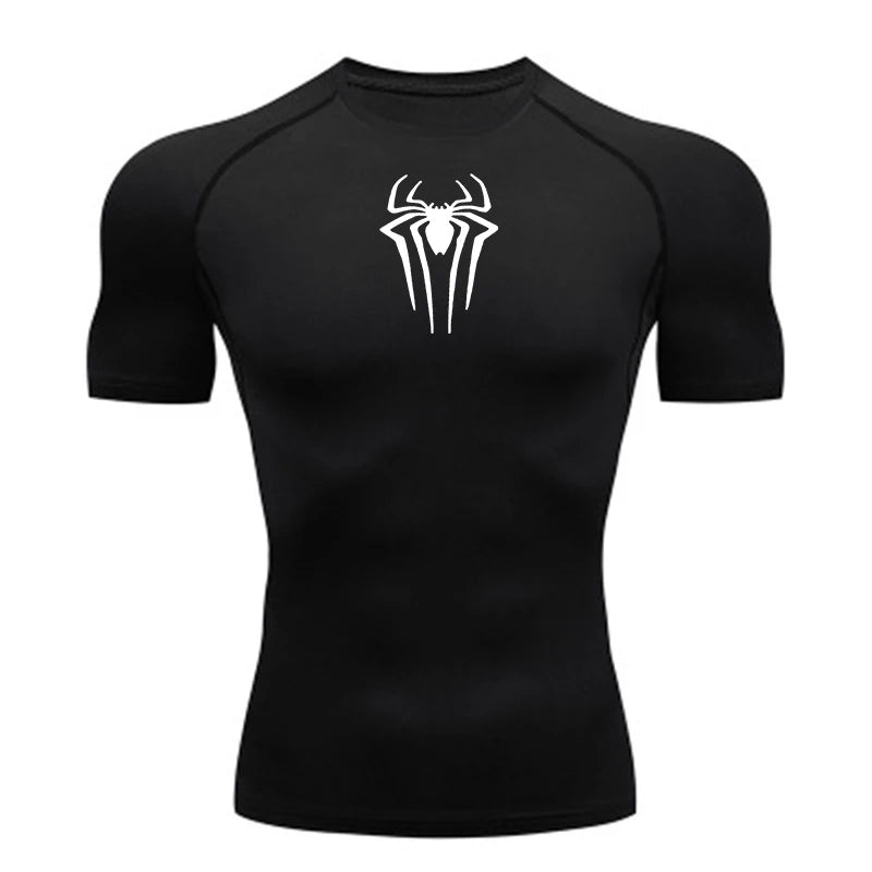 Camiseta de Compresion Estilo SPIDERMAN