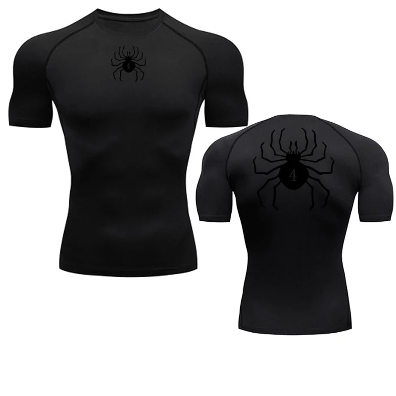 Camiseta de Compresion Estilo Aracnido