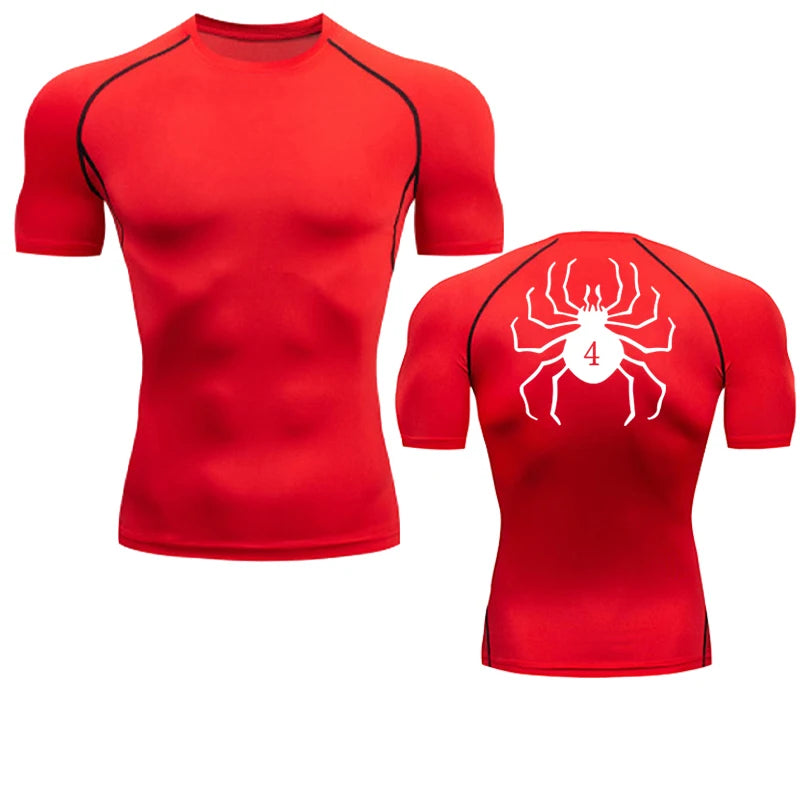 Camiseta de Compresion Estilo Aracnido