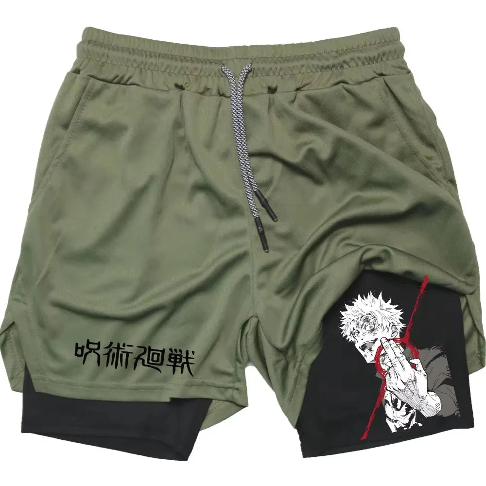 Shorts Deportivos ESTILO Jujutsu Kaisen ANIME