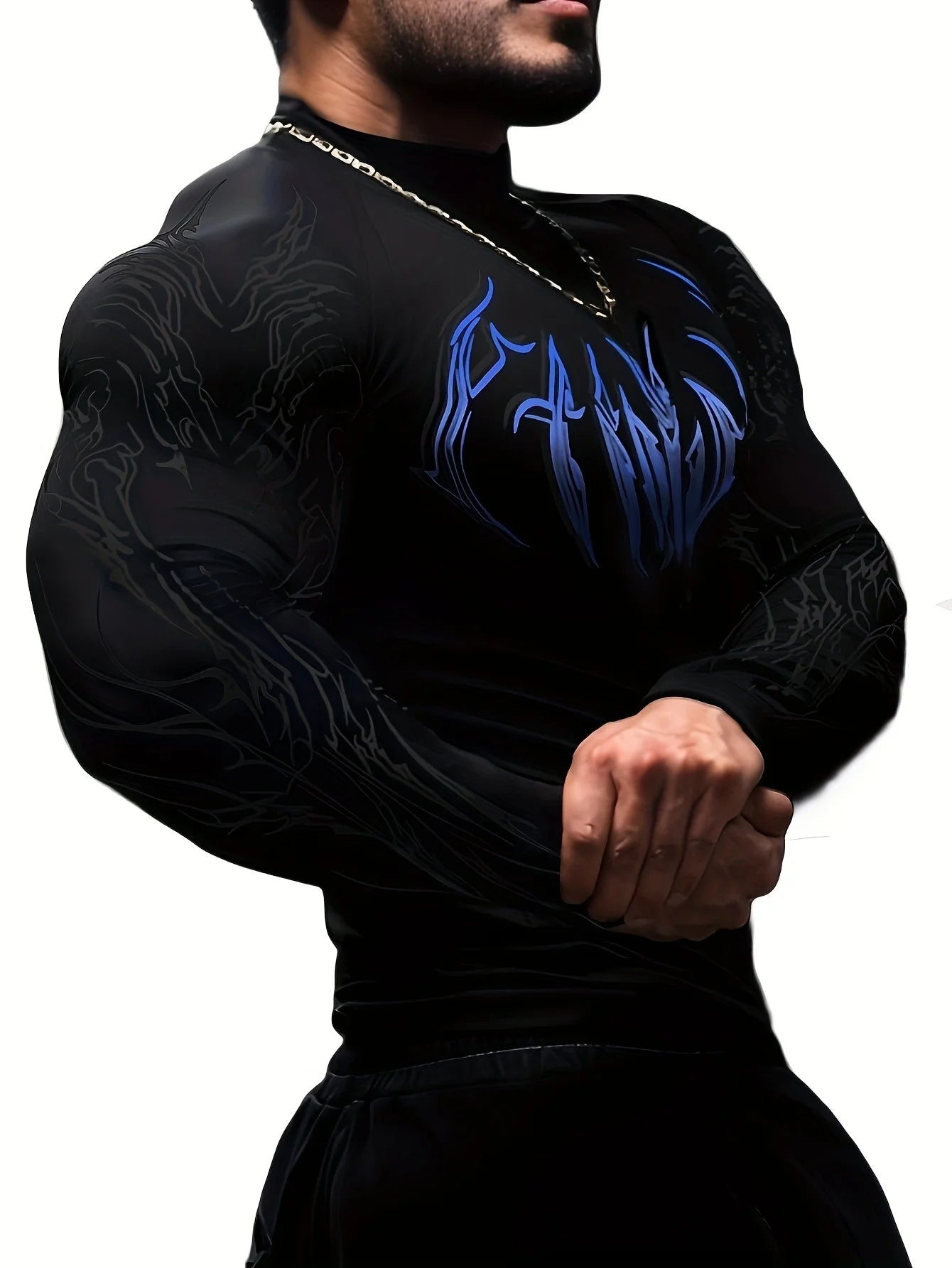 Camiseta de Compresion Estilo DEMONIACO TRIBAL