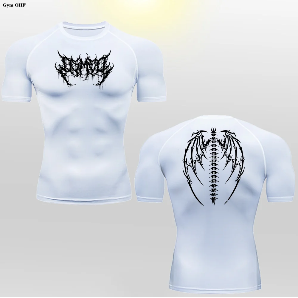 Camiseta de Compresion Estilo Demoniaco