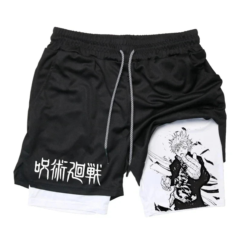 Shorts Deportivos De Jujutsu Kaisen