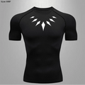 Camiseta de Compresion Estilo Black Panter