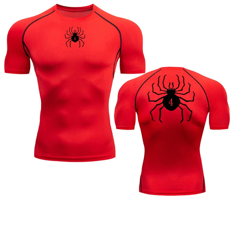 Camiseta de Compresion Estilo Aracnido