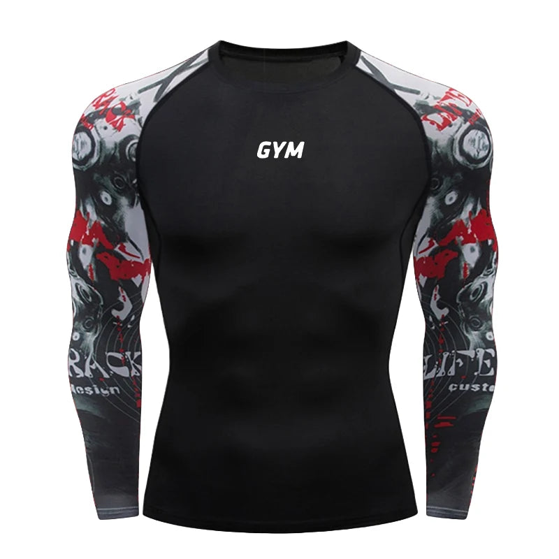 Camiseta de Compresion Estilo SAMURAI